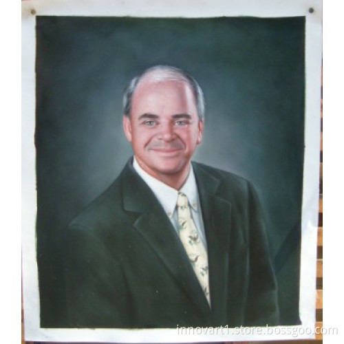 hand-painted custom portrait oil painting from photo